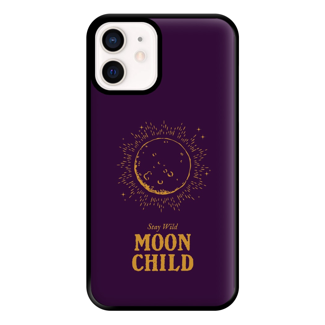 Stay Wild, Moon Child Phone Case for iPhone 12 Mini