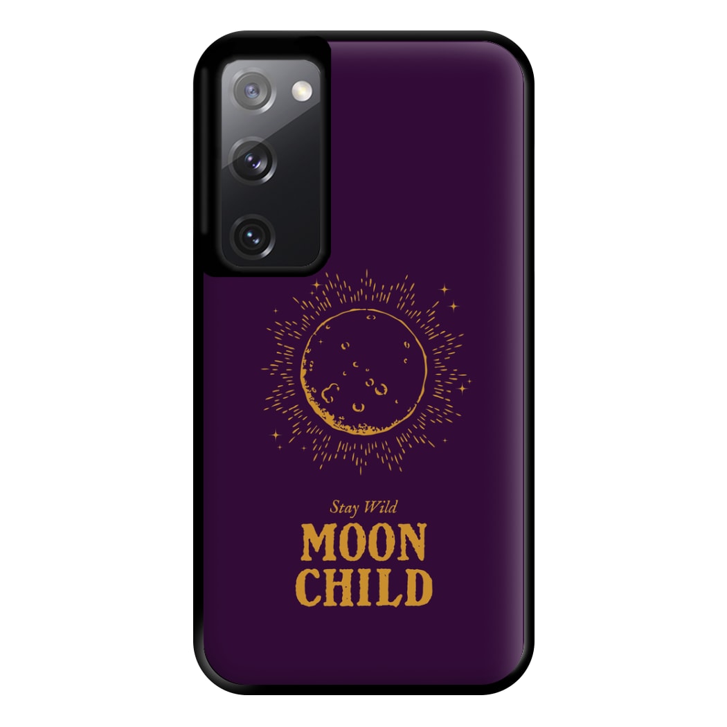 Stay Wild, Moon Child Phone Case for Galaxy S20FE