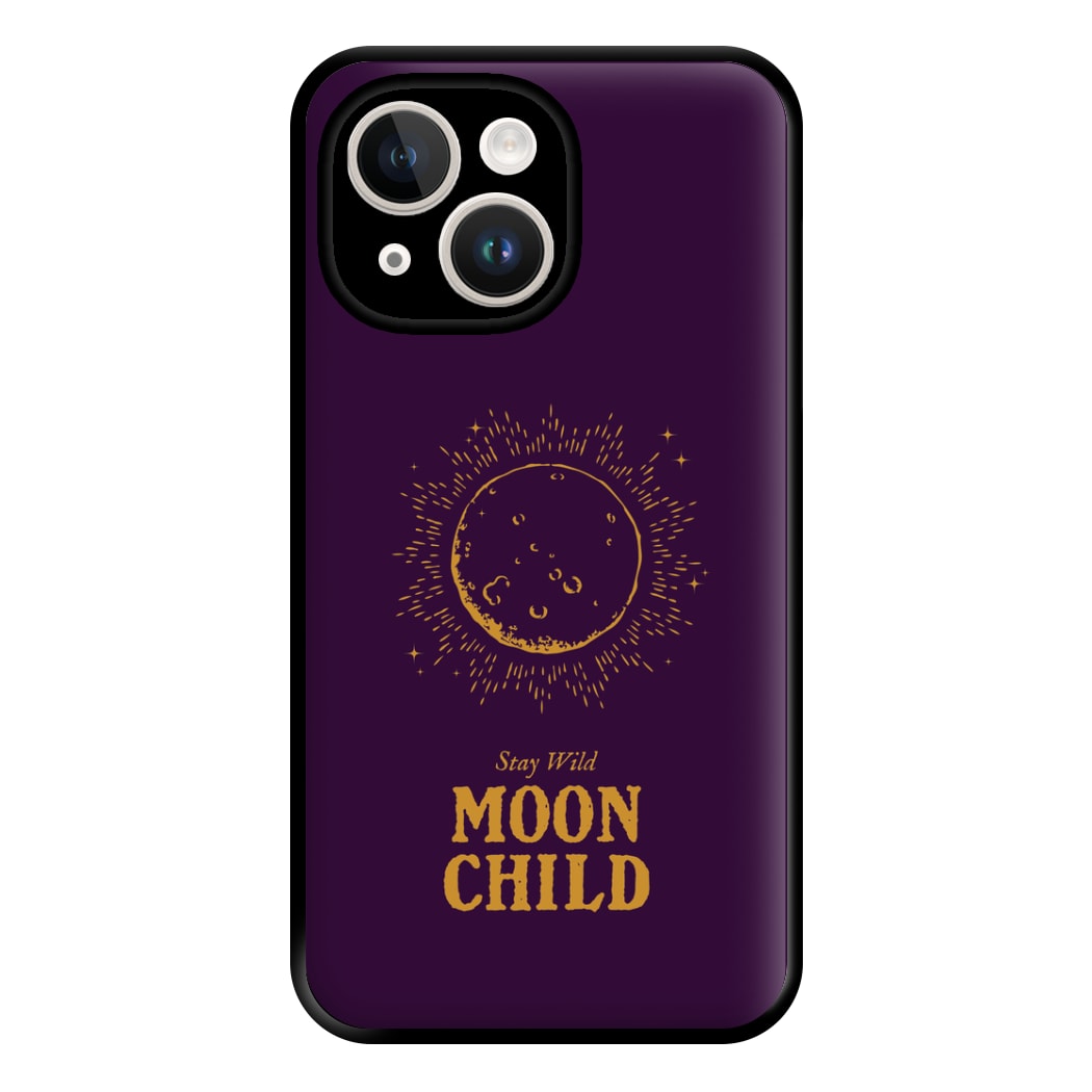 Stay Wild, Moon Child Phone Case for iPhone 14 Plus