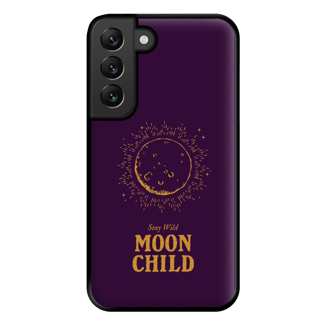 Stay Wild, Moon Child Phone Case for Galaxy S22 Plus