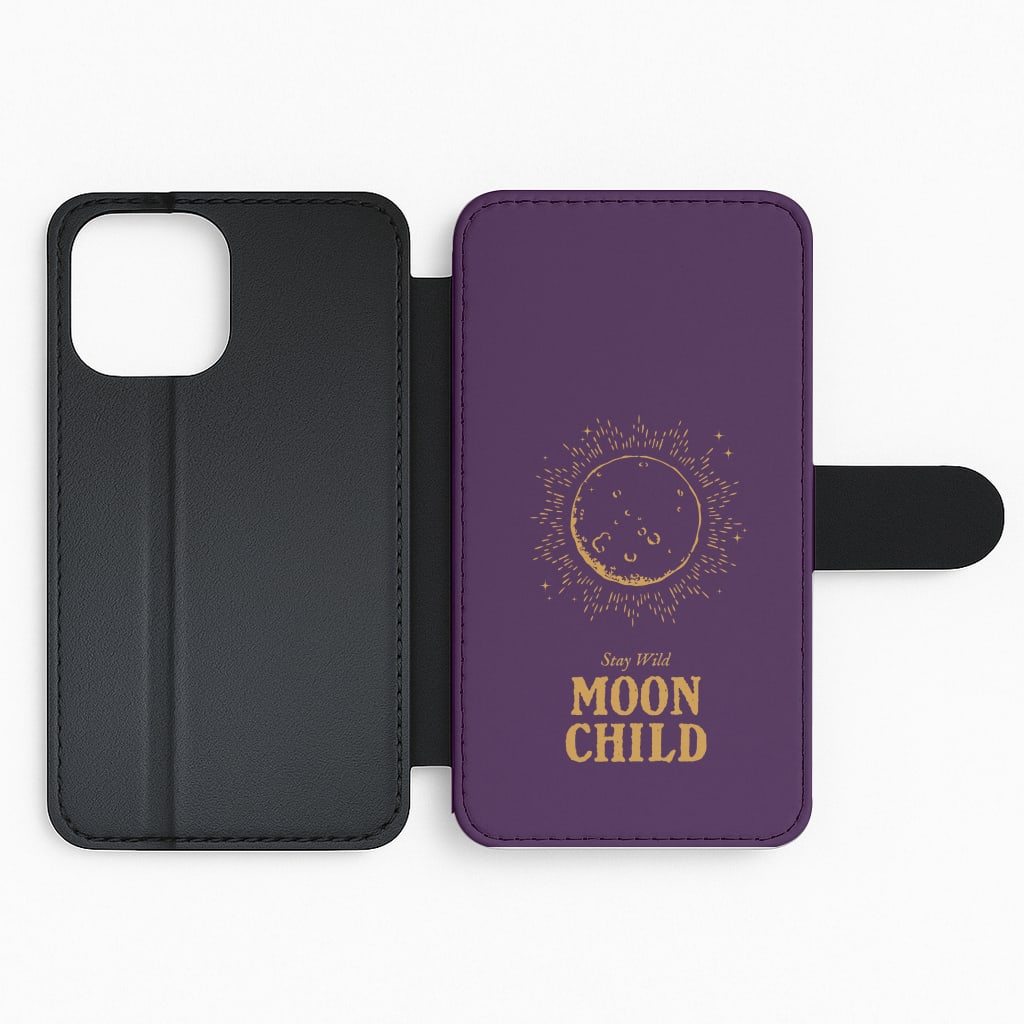 Stay Wild, Moon Child Flip Phone Case