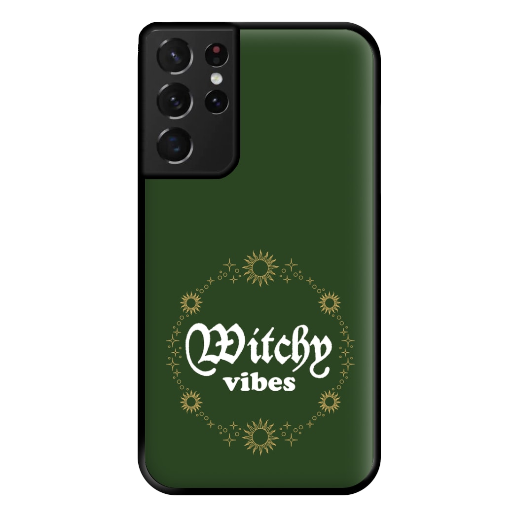 Witchy Vibes Green Phone Case for Galaxy S21 Ultra