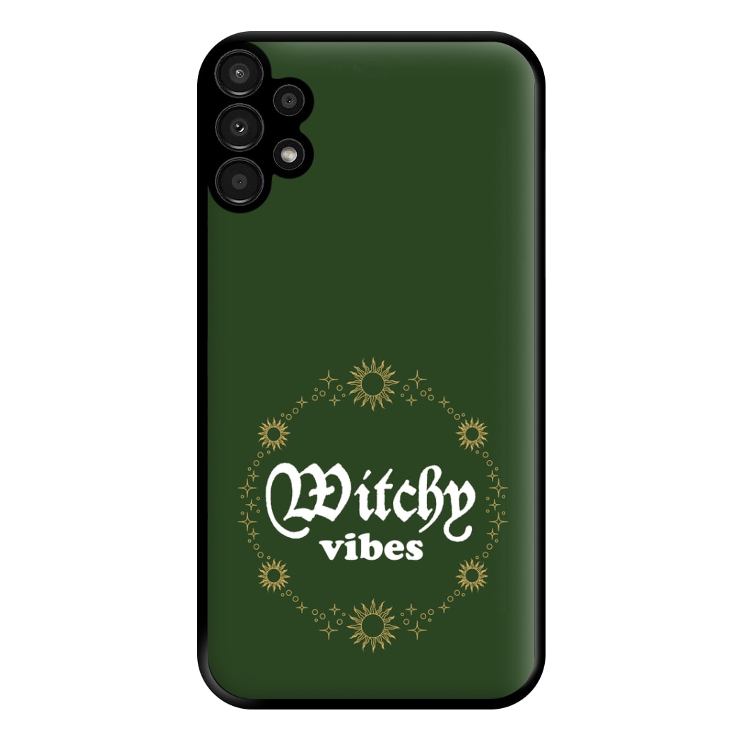 Witchy Vibes Green Phone Case for Galaxy A13