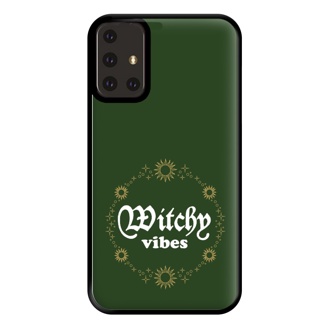 Witchy Vibes Green Phone Case for Galaxy A71