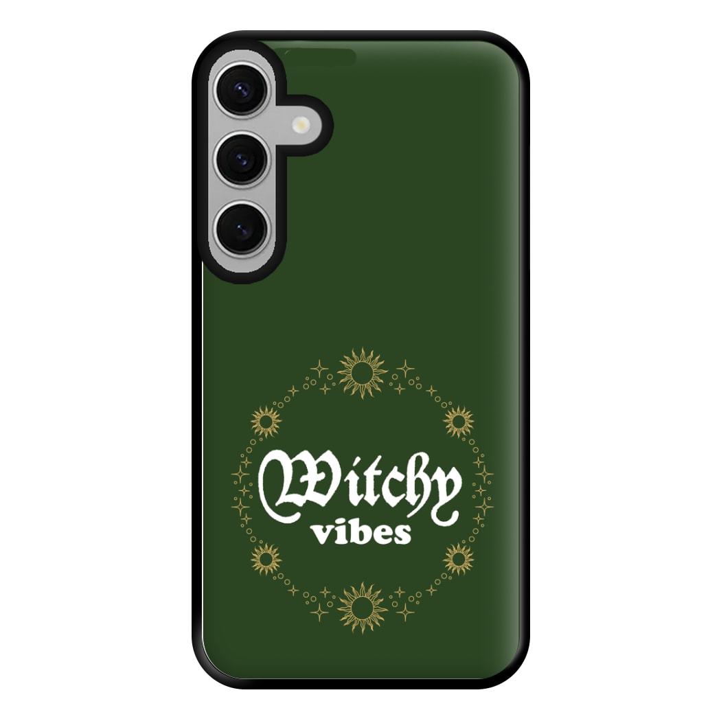 Witchy Vibes Green Phone Case for Galaxy S24FE