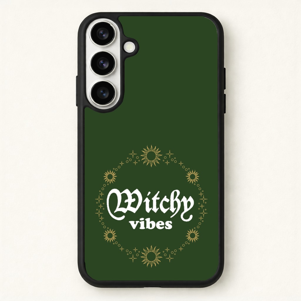 Witchy Vibes Green Phone Case for Galaxy S26 Plus