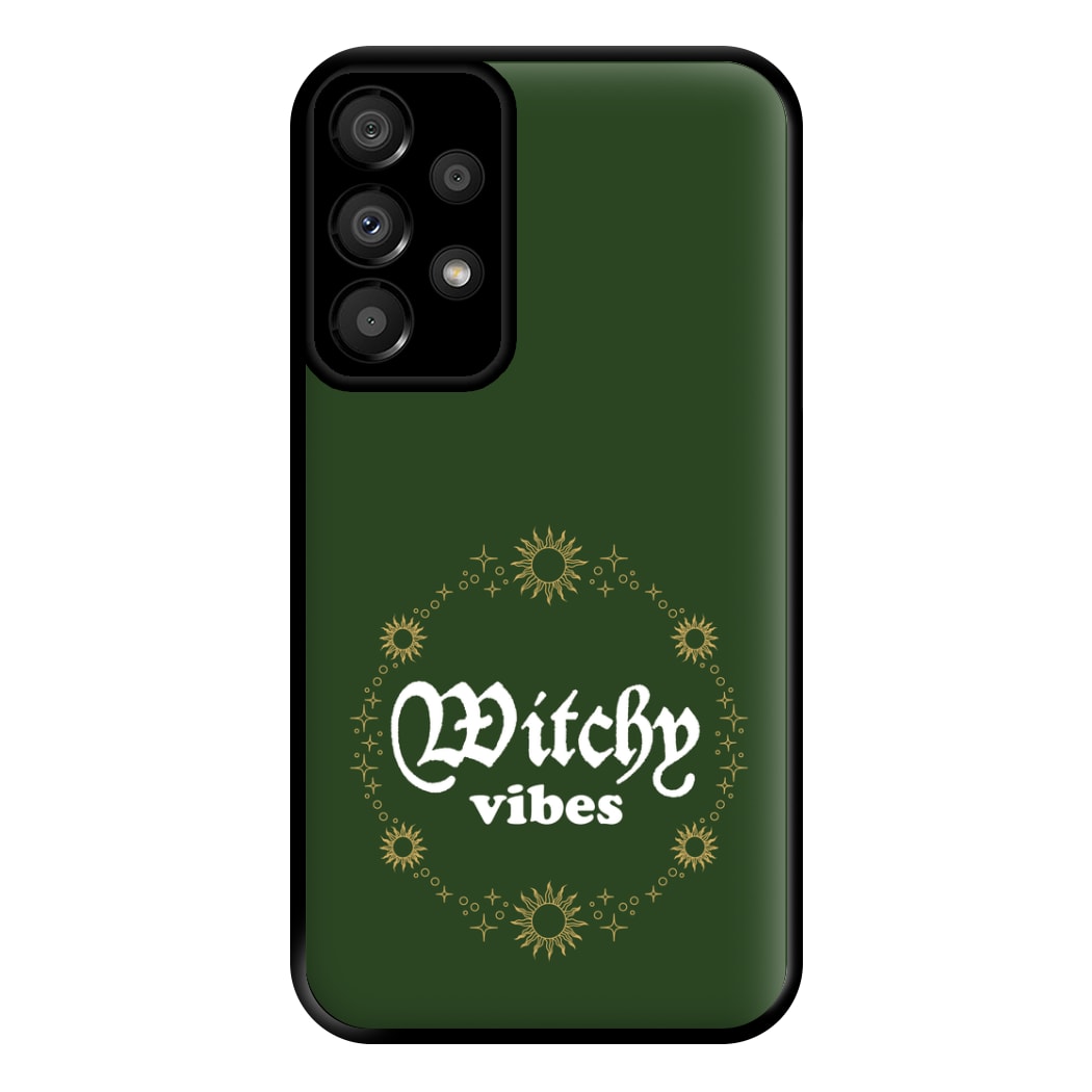 Witchy Vibes Green Phone Case for Galaxy A33