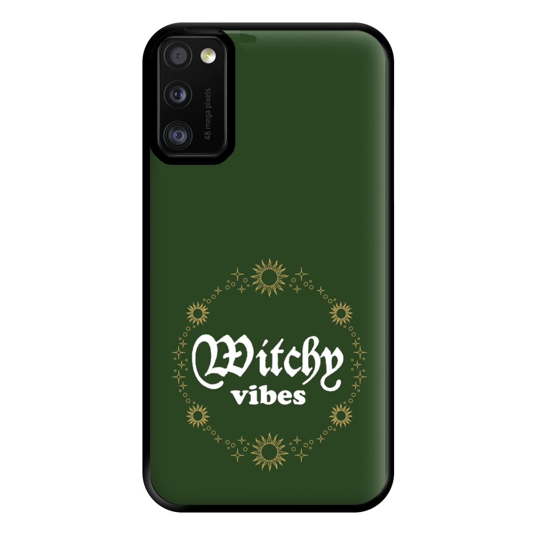Witchy Vibes Green Phone Case for Galaxy A41