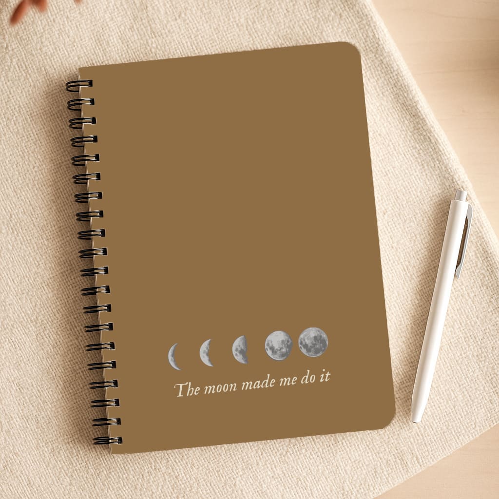 The Moon Made Me Do It Notepad