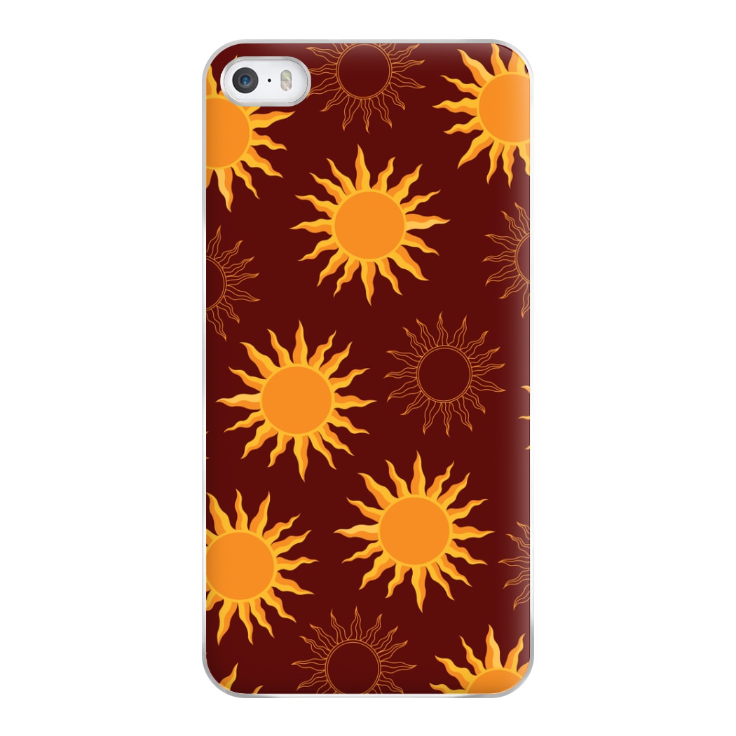 Vintage Sun Pattern Phone Case for iPhone 5 / 5s / SE 2016