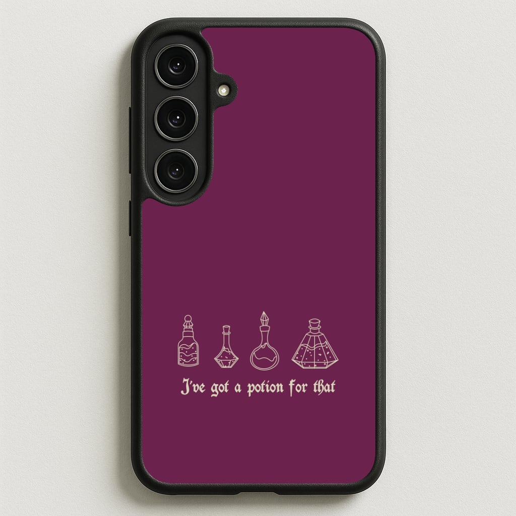 I've Got A Potion For You Dark Pink Phone Case for Galaxy S25FE