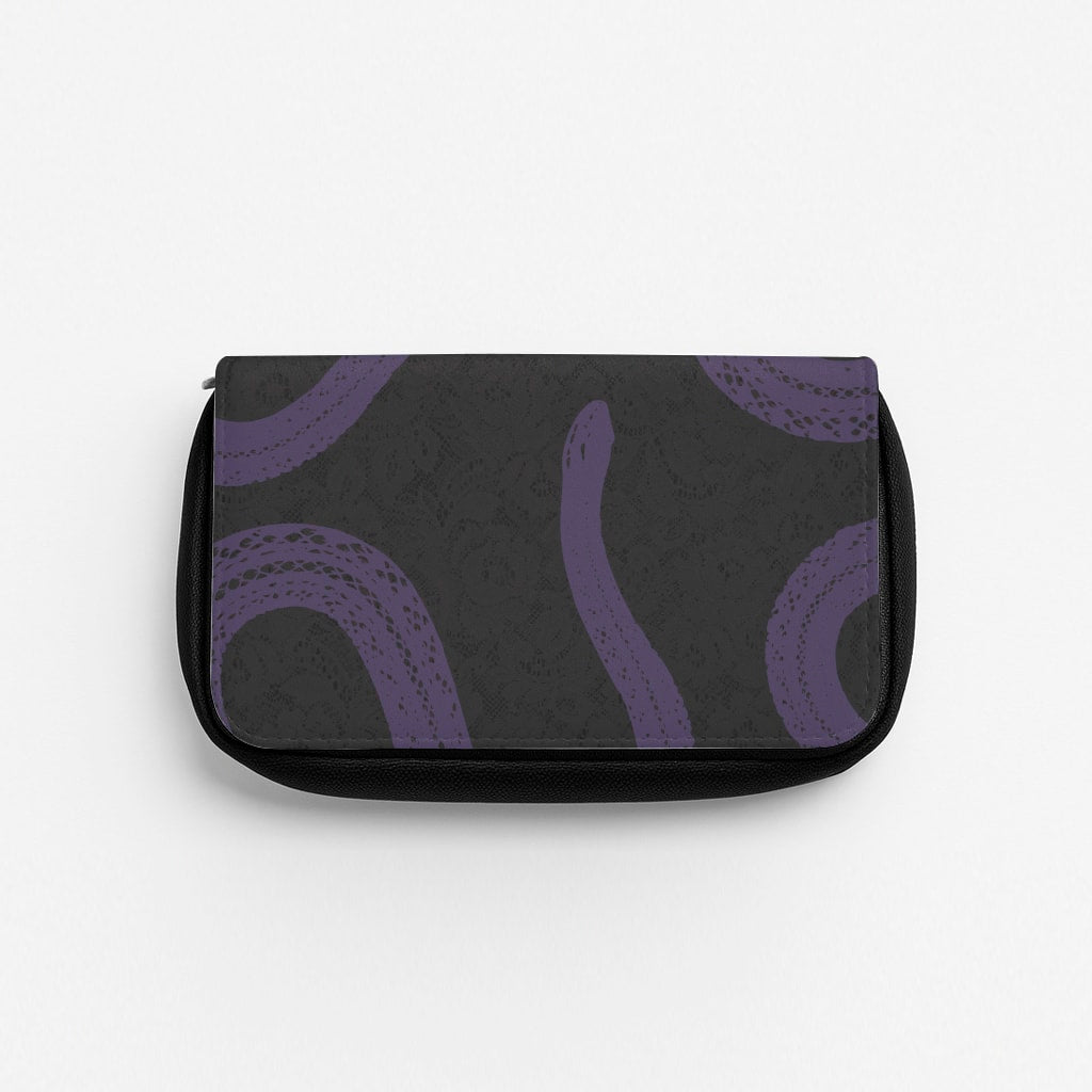 Snakes And Lace Pattern Pencil Case