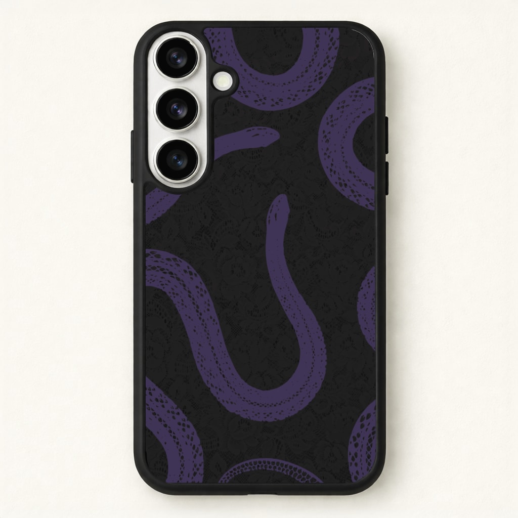 Snakes And Lace Pattern Phone Case for Galaxy S26