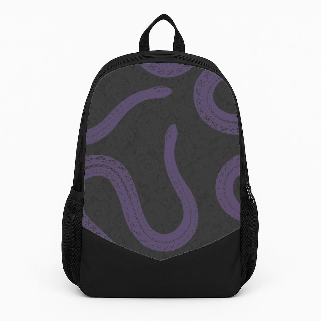 Snakes And Lace Pattern Backpack