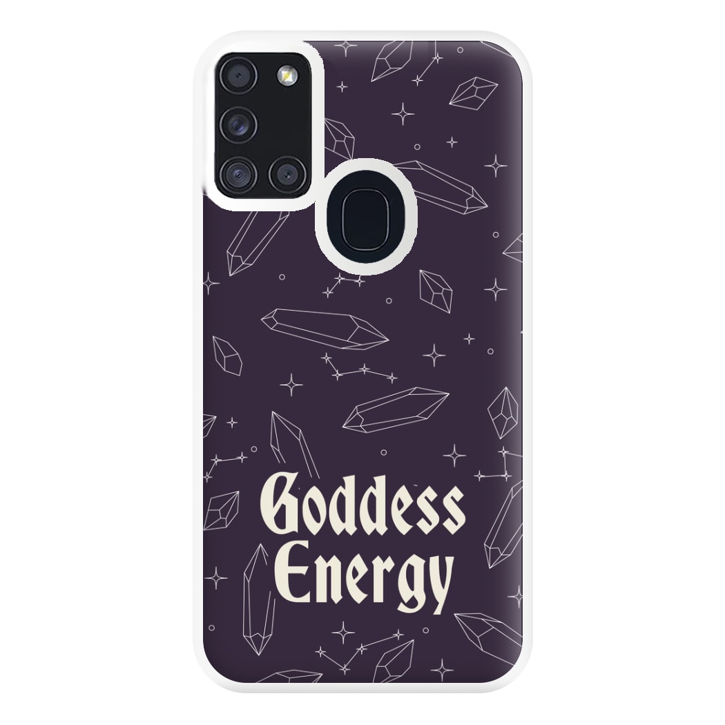 Goodess Energy Pattern Phone Case for Galaxy A21s