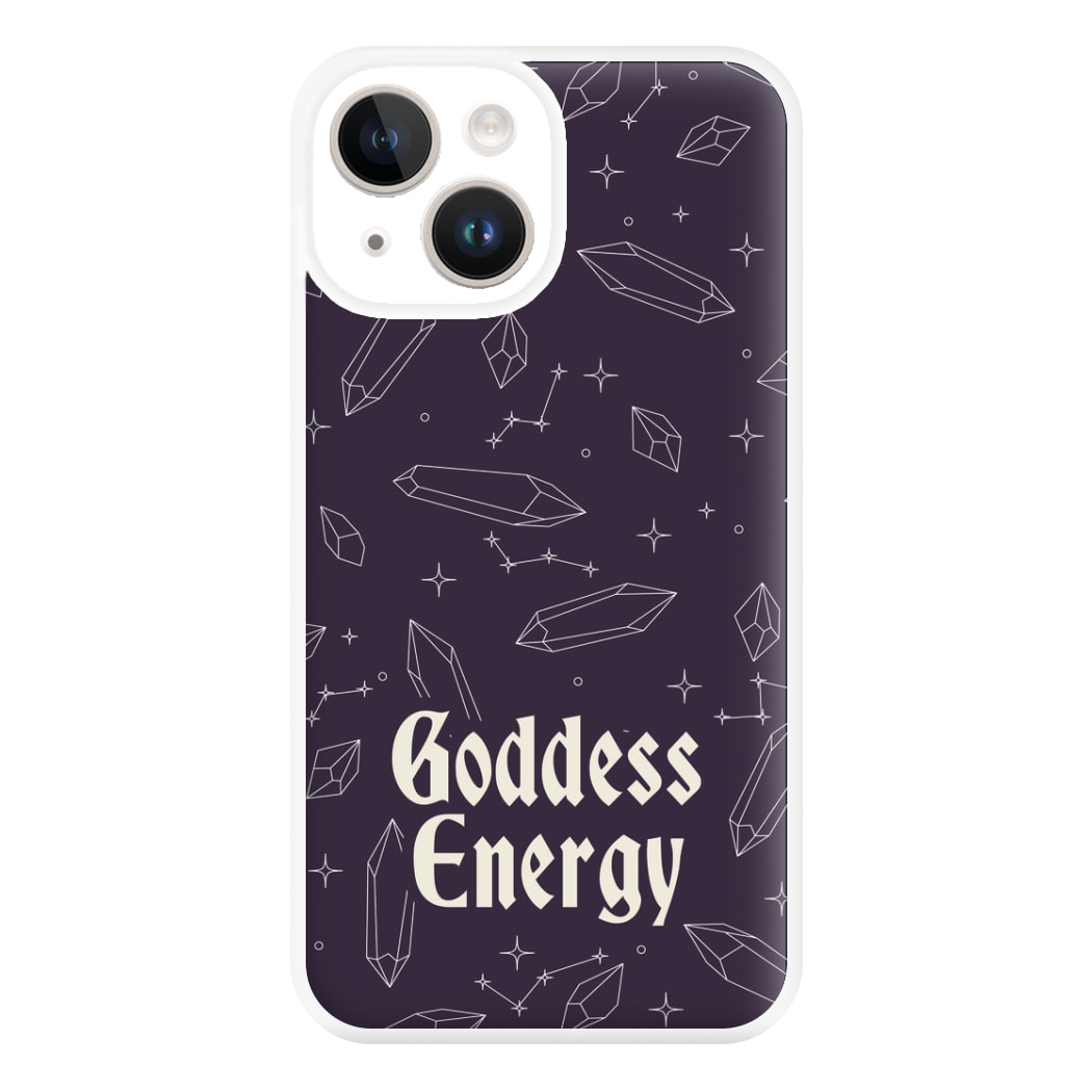 Goodess Energy Pattern Phone Case for iPhone 14
