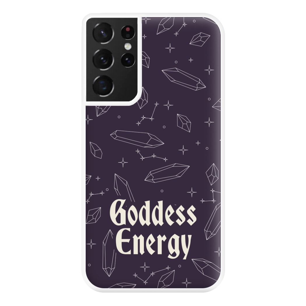 Goodess Energy Pattern Phone Case for Galaxy S21 Ultra