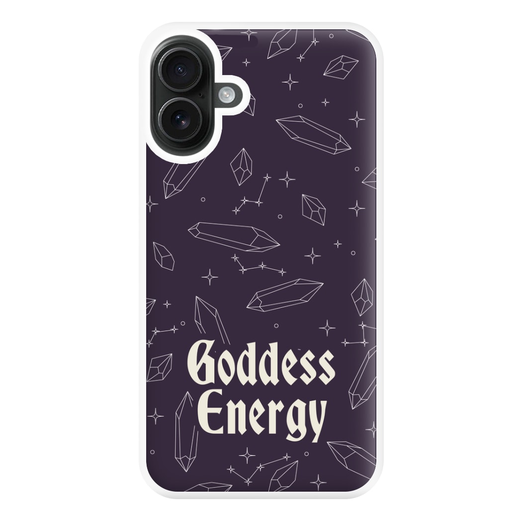 Goodess Energy Pattern Phone Case for iPhone 16 Plus