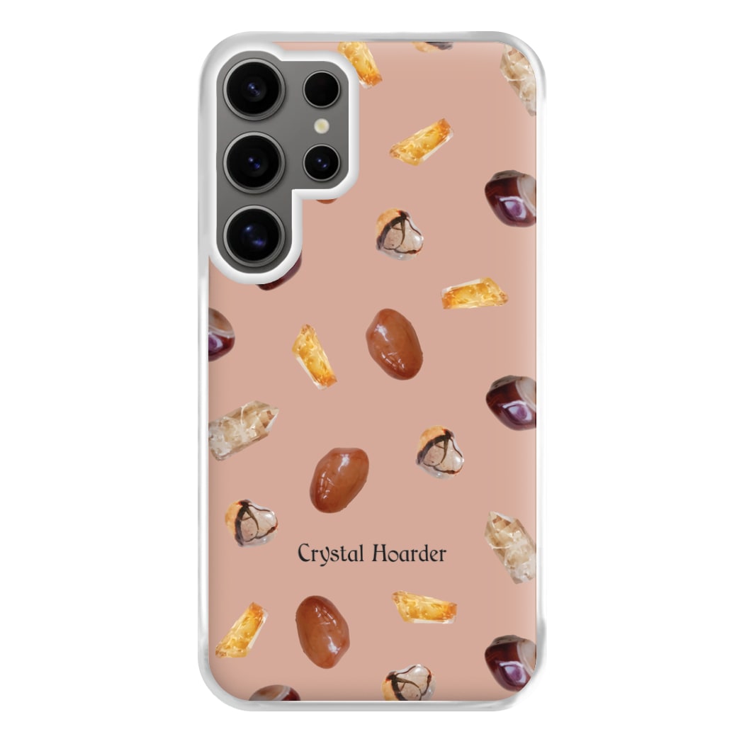 Crystal Hoarder Pattern Phone Case for Galaxy S24 Ultra