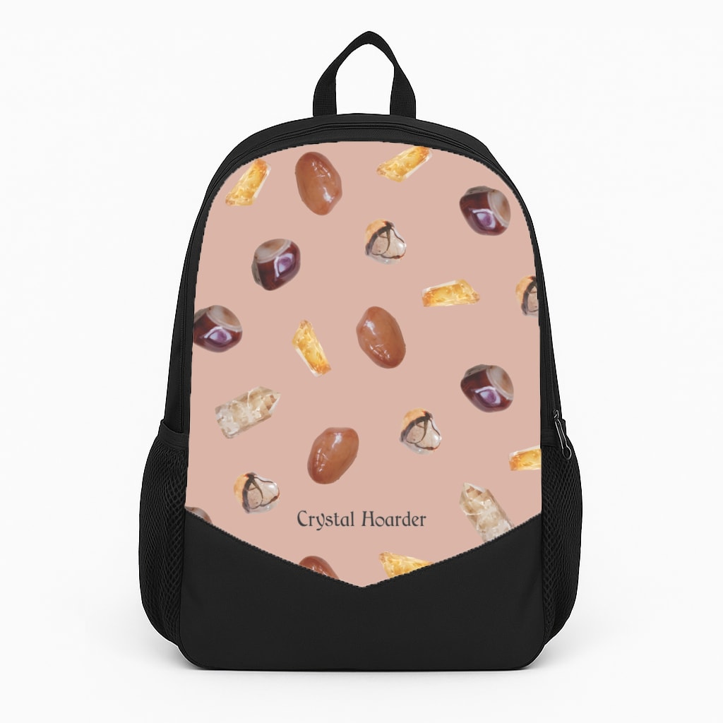 Crystal Hoarder Pattern Backpack