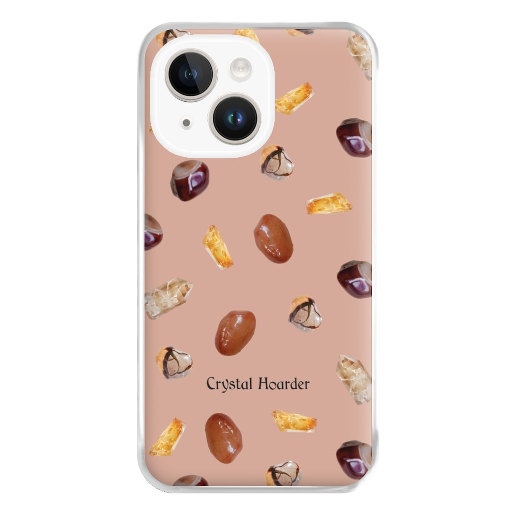 Crystal Hoarder Pattern Phone Case for iPhone 14 Plus
