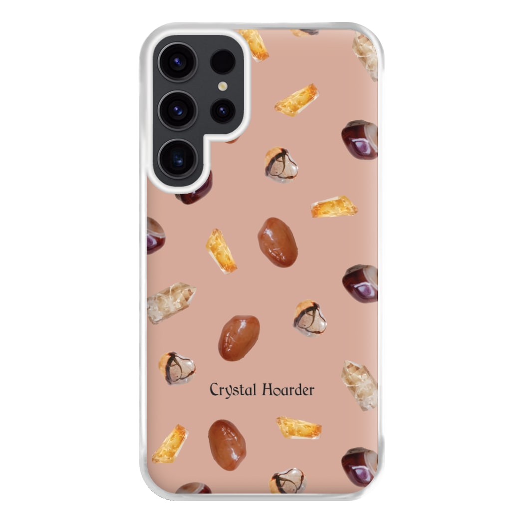 Crystal Hoarder Pattern Phone Case for Galaxy S23 Ultra