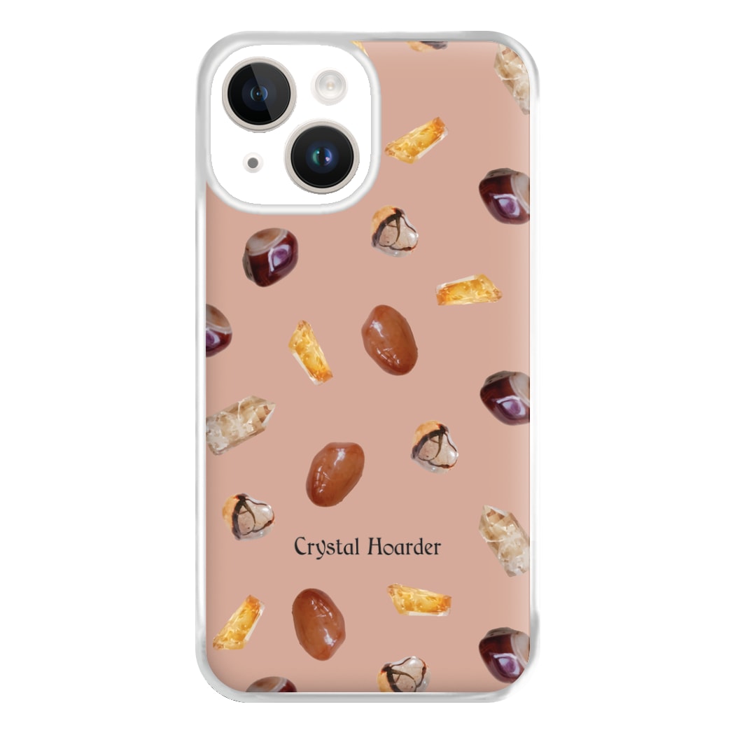 Crystal Hoarder Pattern Phone Case for iPhone 14