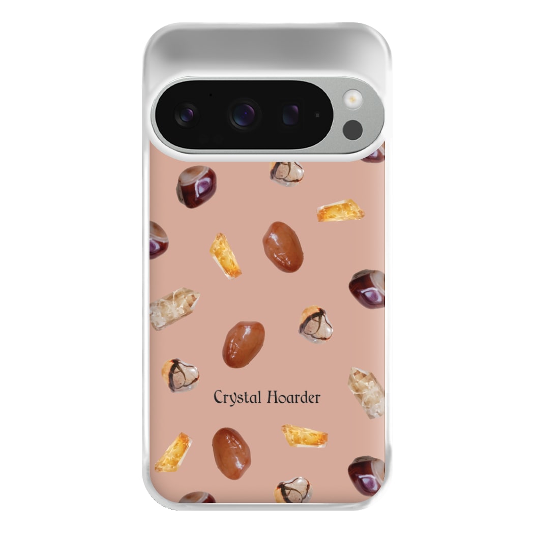Crystal Hoarder Pattern Phone Case for Google Pixel 9 Pro XL