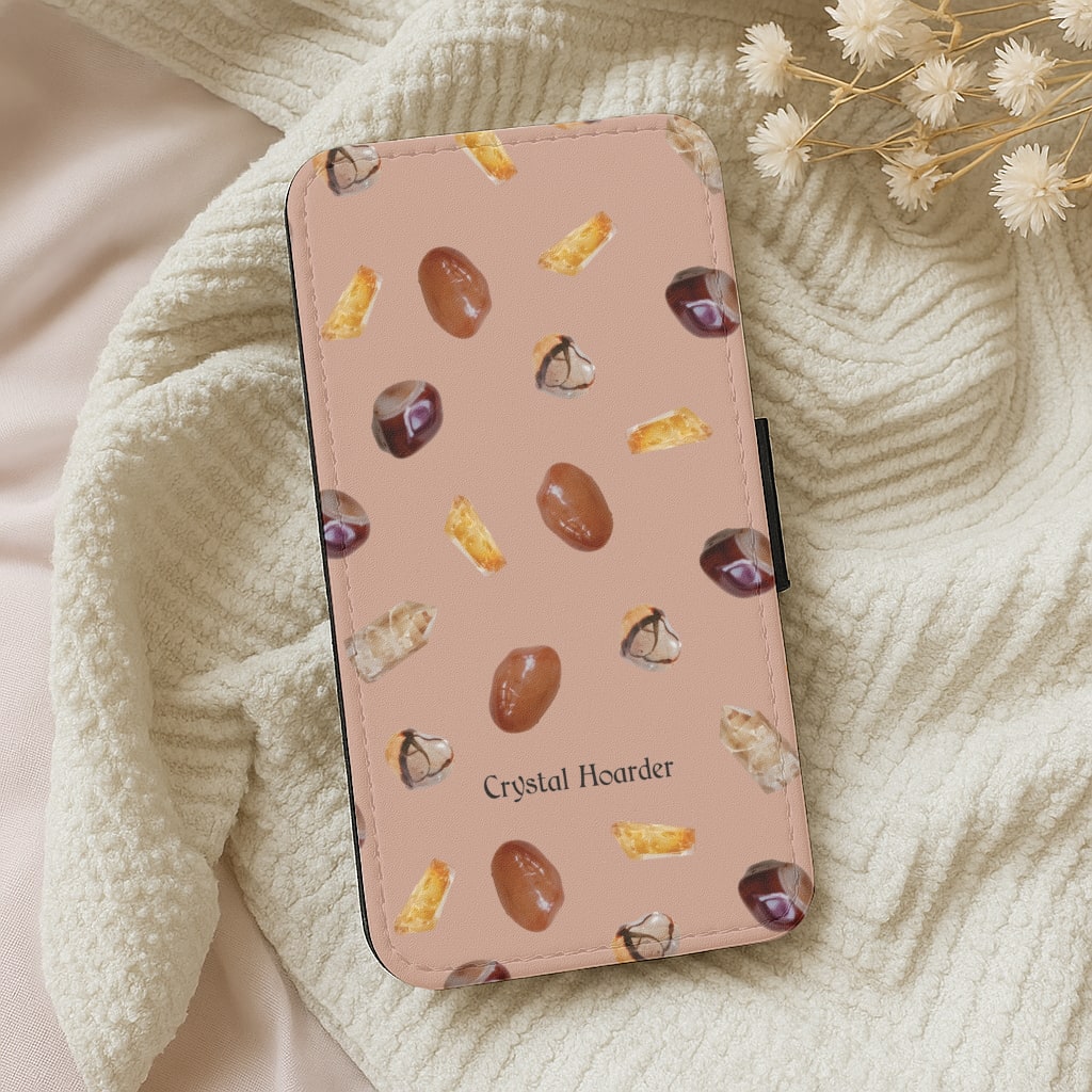 Crystal Hoarder Pattern Wallet Phone Case
