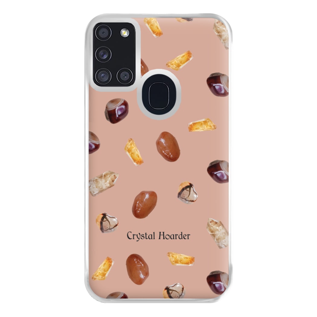 Crystal Hoarder Pattern Phone Case for Galaxy A21s