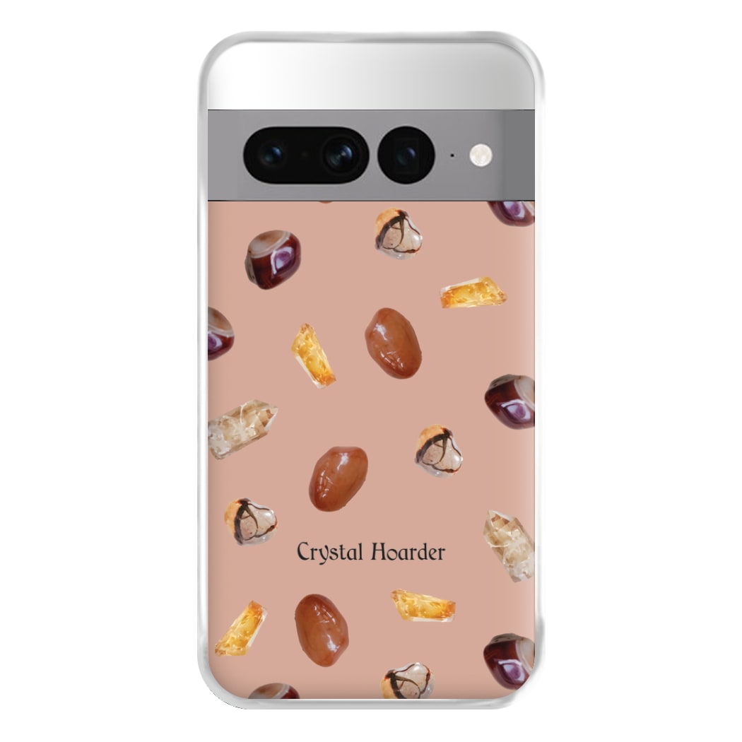 Crystal Hoarder Pattern Phone Case for Google Pixel 7 Pro