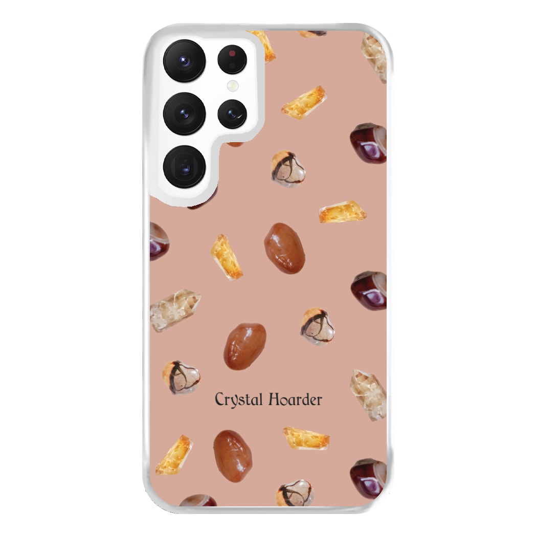 Crystal Hoarder Pattern Phone Case for Galaxy S22 Ultra