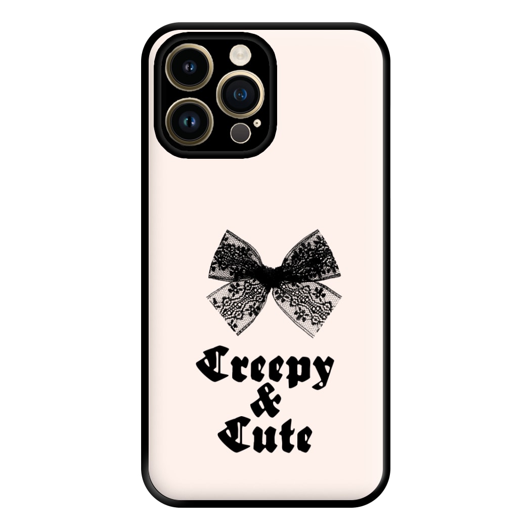 Creepy And Cute Coquette Phone Case for iPhone 14 Pro Max