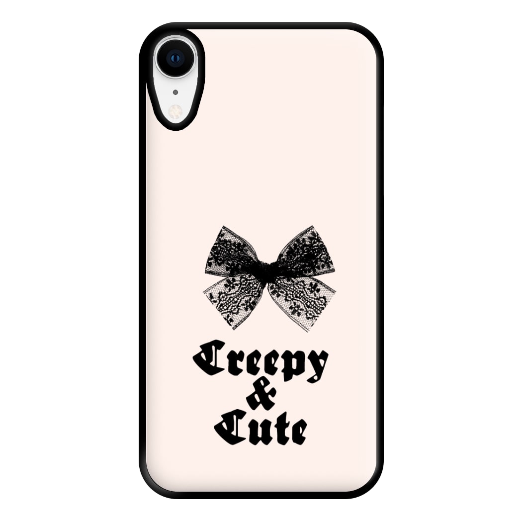 Creepy And Cute Coquette Phone Case for iPhone XR