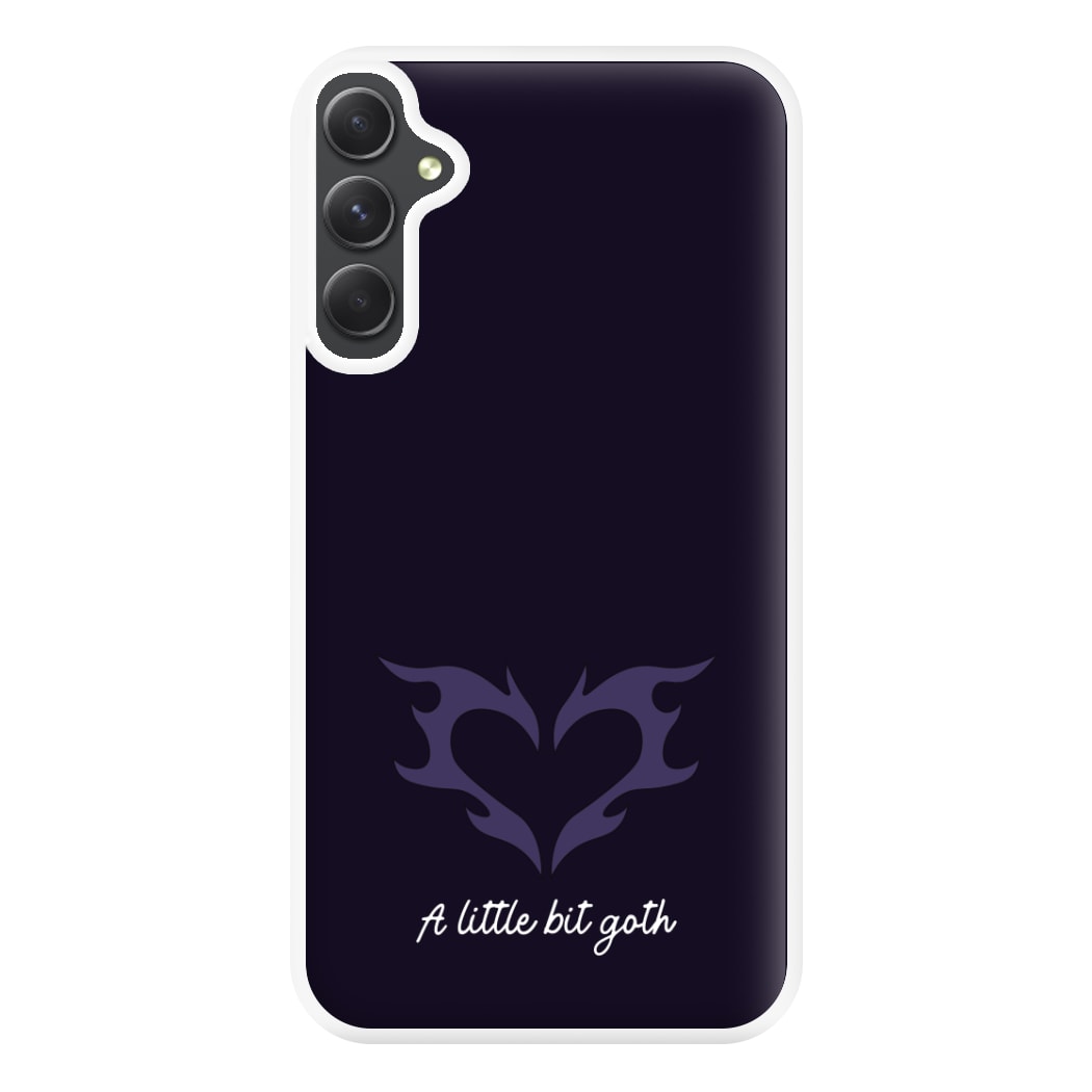 A Little Bit Goth Purple Phone Case for Galaxy A54