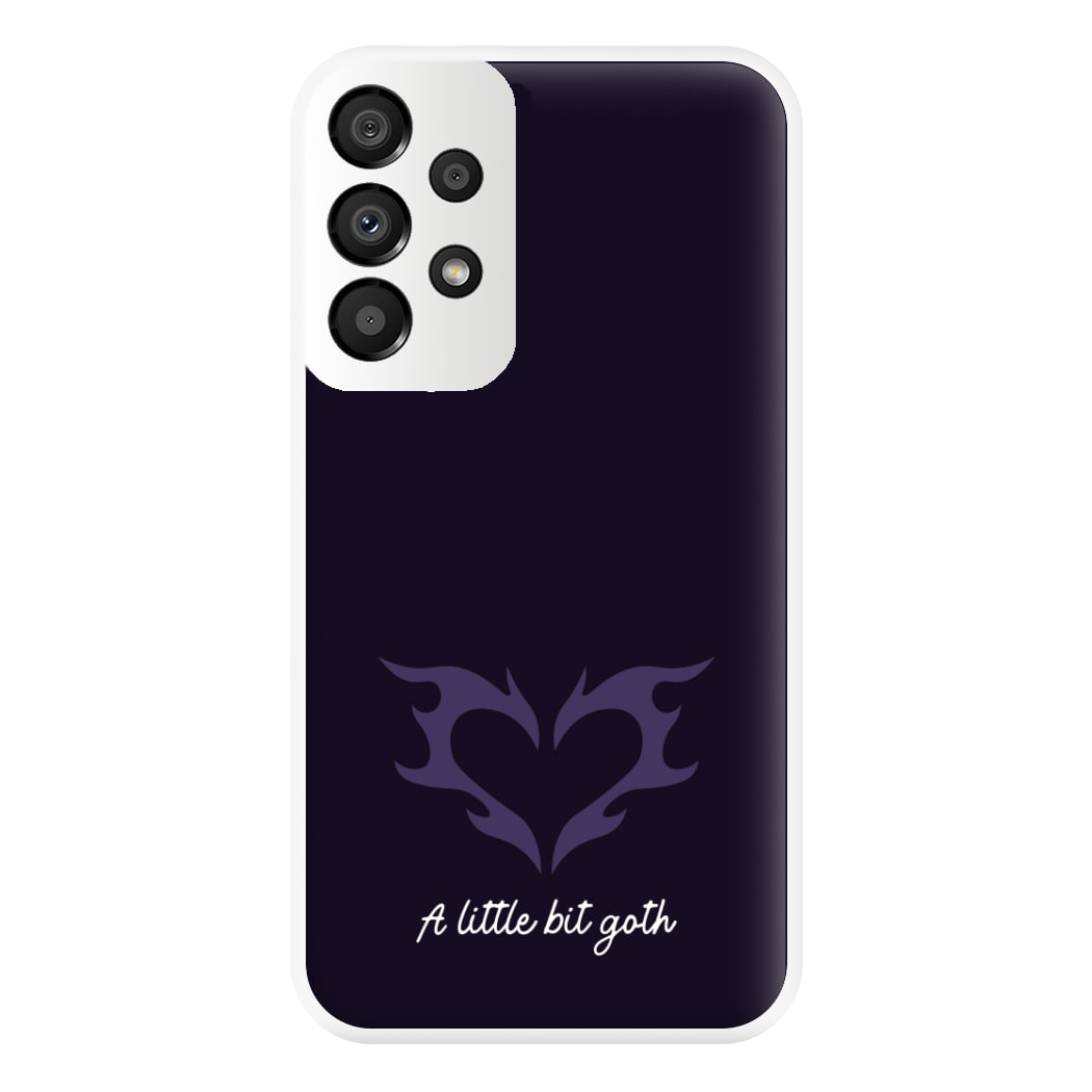 A Little Bit Goth Purple Phone Case for Galaxy A33