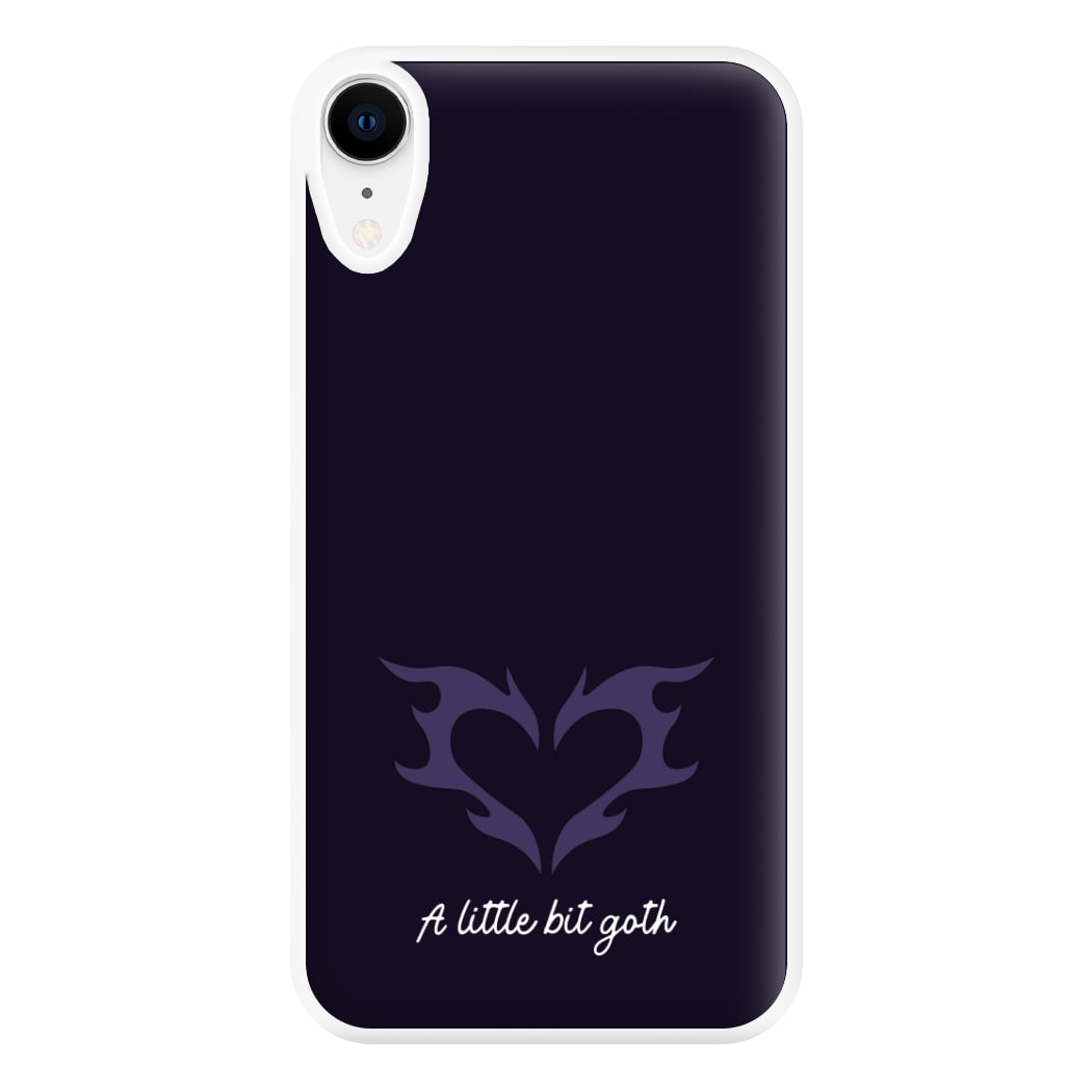 A Little Bit Goth Purple Phone Case for iPhone XR
