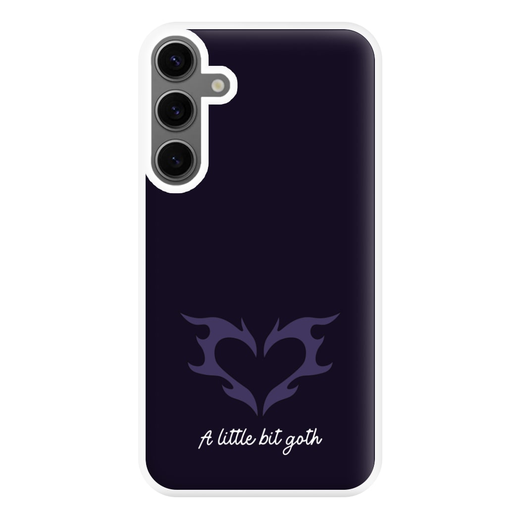 A Little Bit Goth Purple Phone Case for Galaxy S24FE
