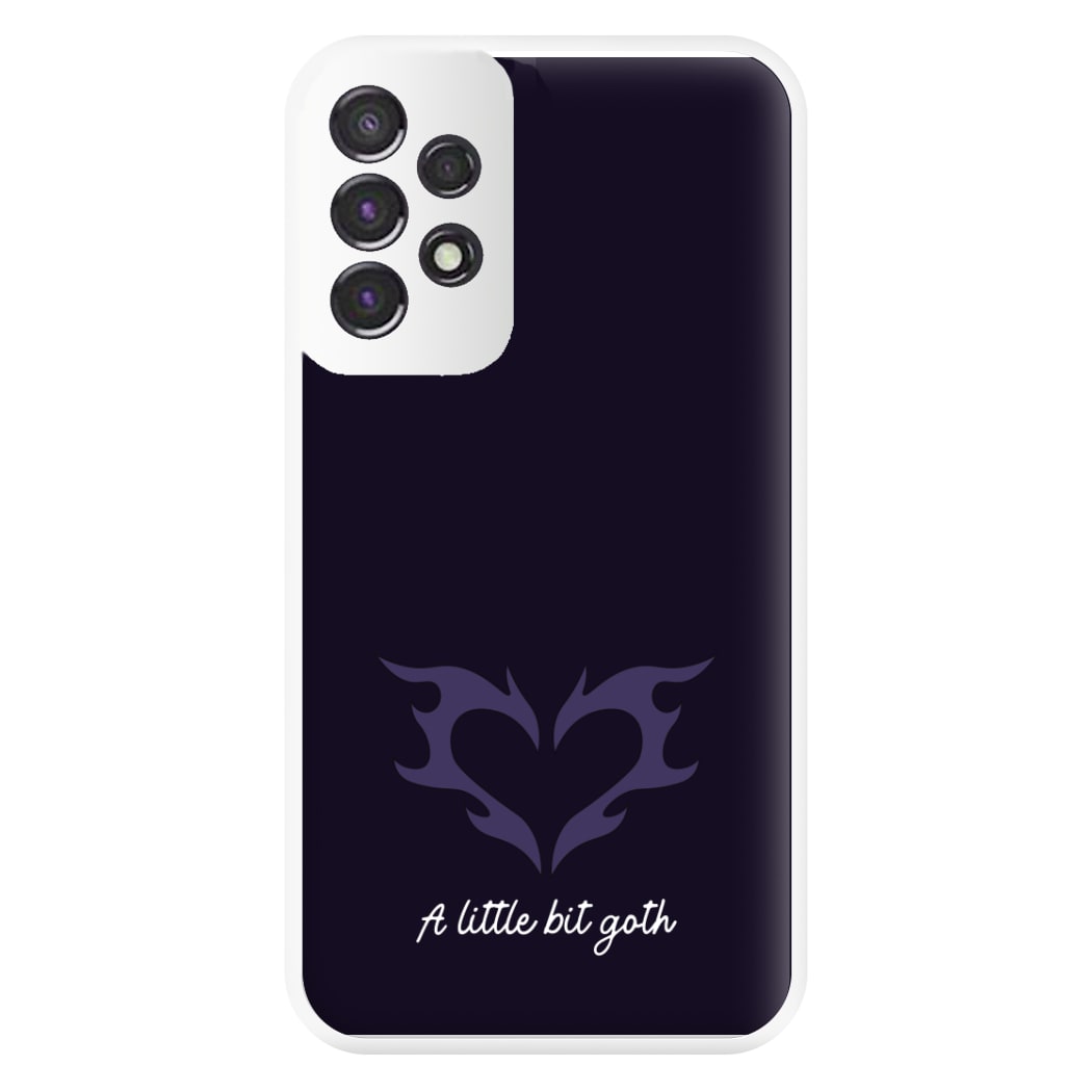 A Little Bit Goth Purple Phone Case for Galaxy A53