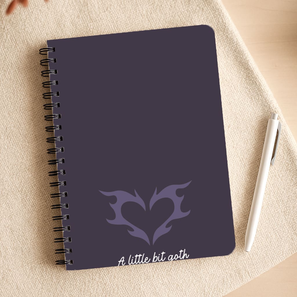 A Little Bit Goth Purple Notepad
