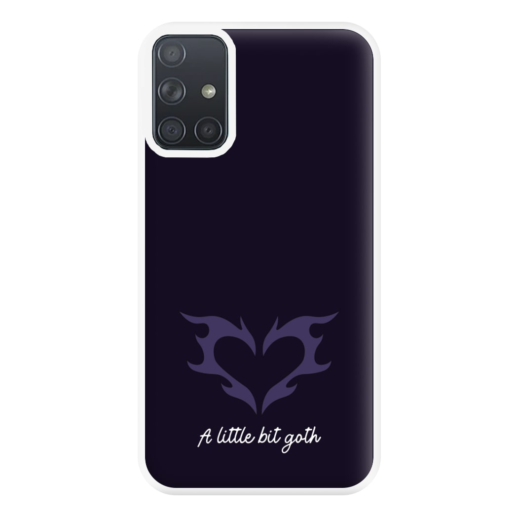 A Little Bit Goth Purple Phone Case for Galaxy A71