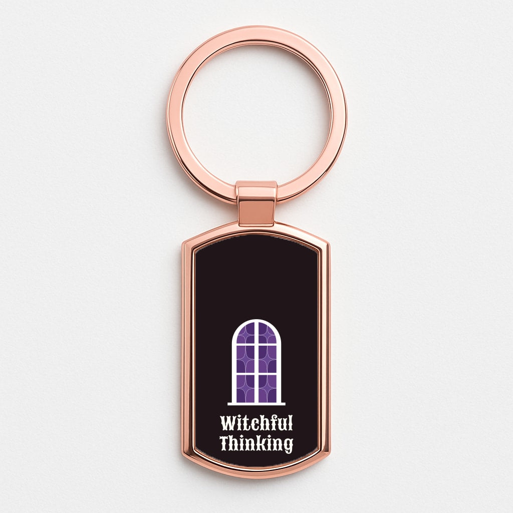 Witchful Thinking Rose Gold Keyring