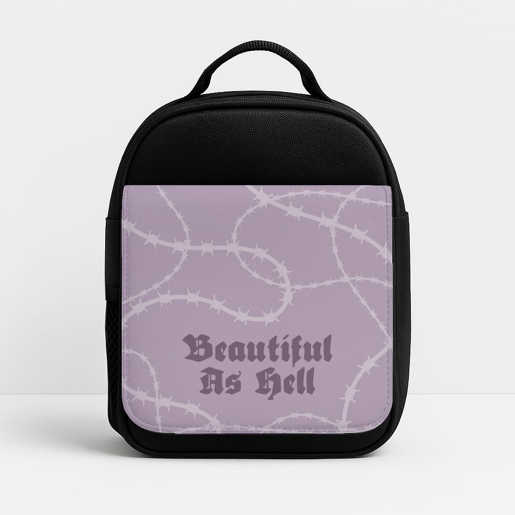 Beautiful As Hell Pattern Lunchbox