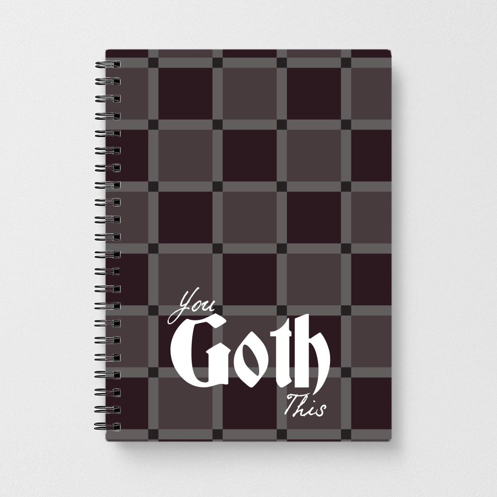 You Goth This Tartan Notebook