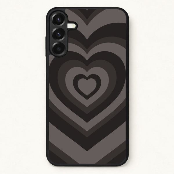Abstract Black Heart Phone Case for Galaxy A17