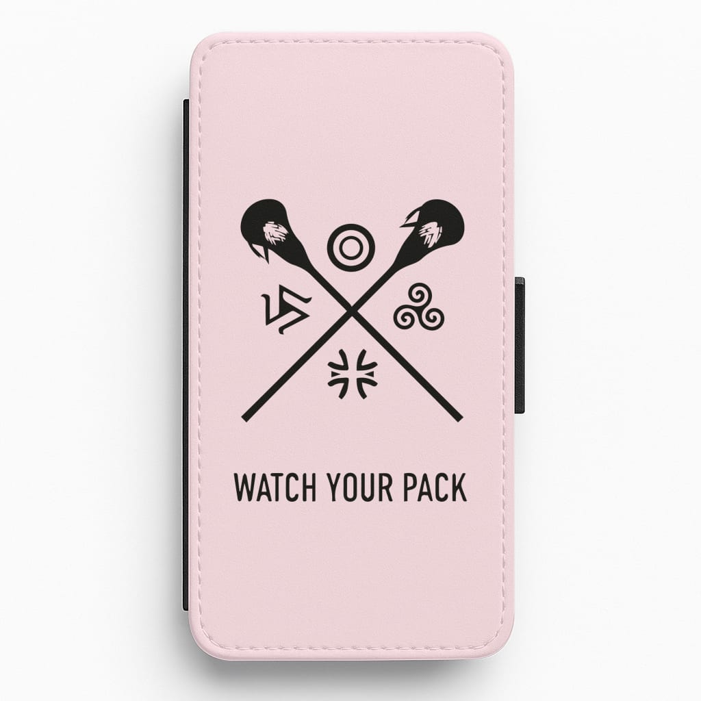 Watch Your Pack - Teen Wolf Flip / Wallet Phone Case