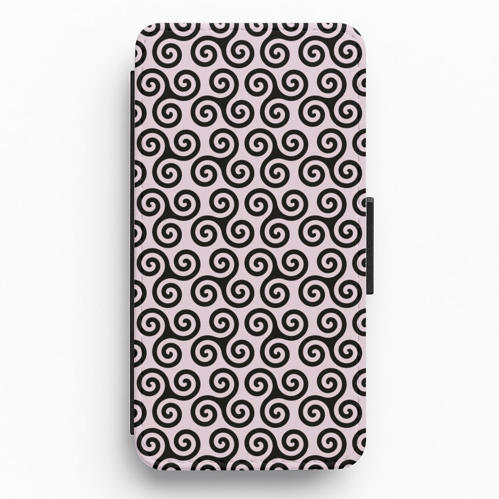 Teen Wolf Pattern Flip / Wallet Phone Case