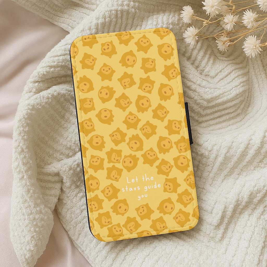 Star Pattern - Wish Wallet Phone Case