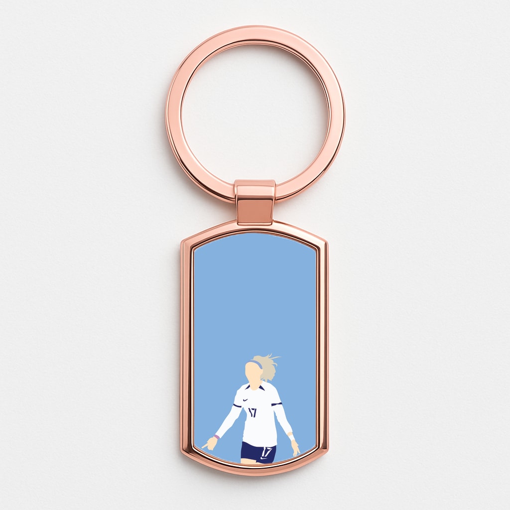 Kelly - Womens World Cup Rose Gold Keyring
