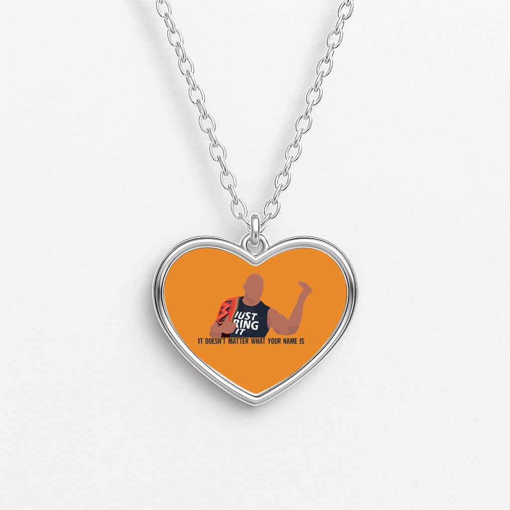 It doesn't matter what your name is - WWE Heart Necklace